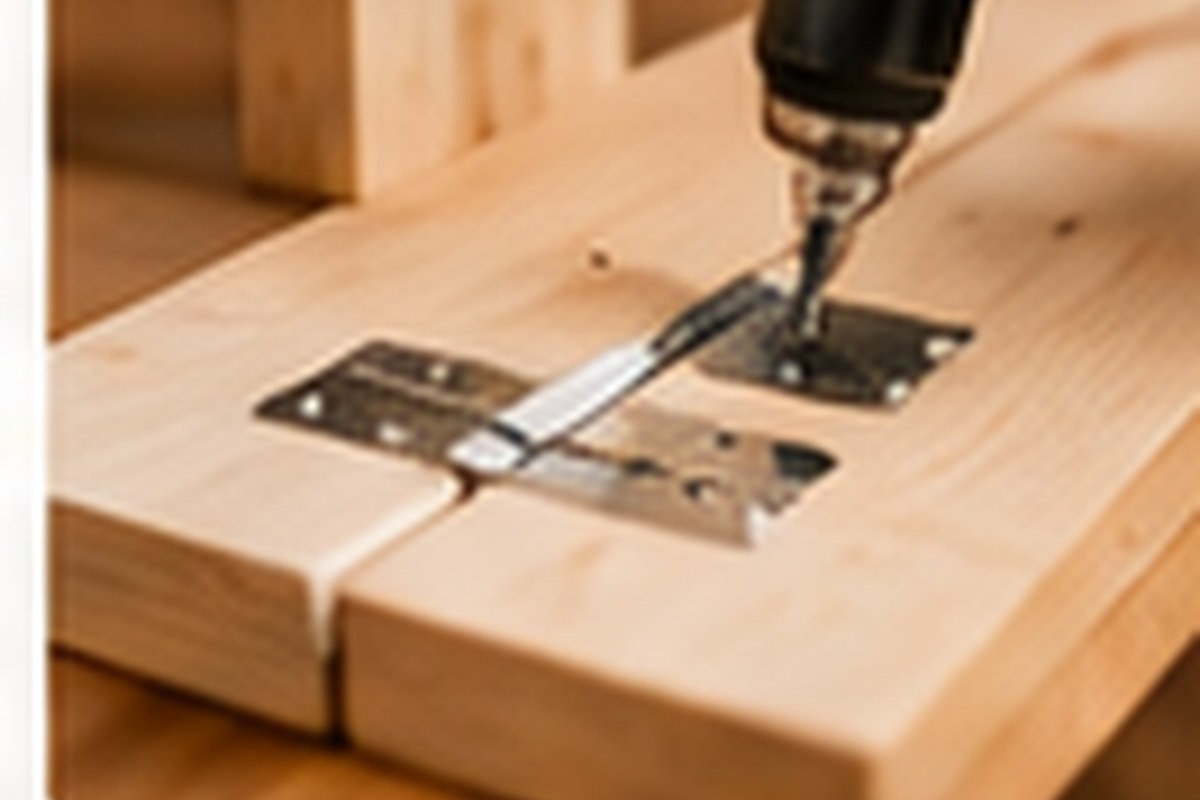 Kleine Holzablage für Bastelmaterial